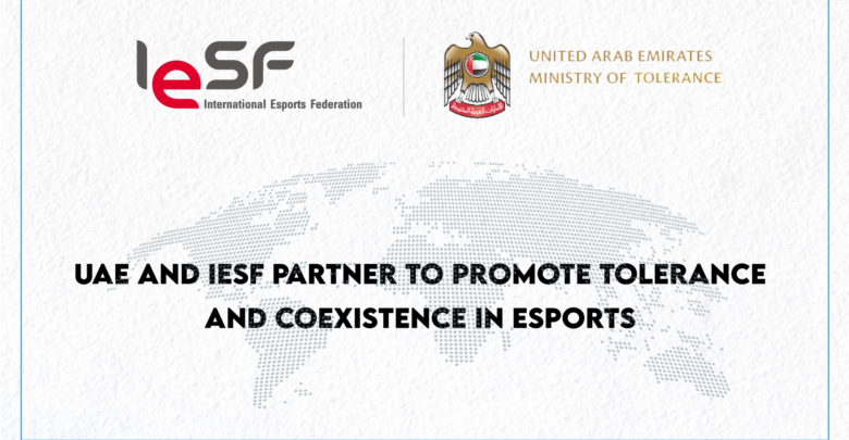 iesf uae ministry of tolerance partnership promote coexistence in esports Hofhv vdhqhj hg;jv,kdm s,vdh [ludm s,vdm